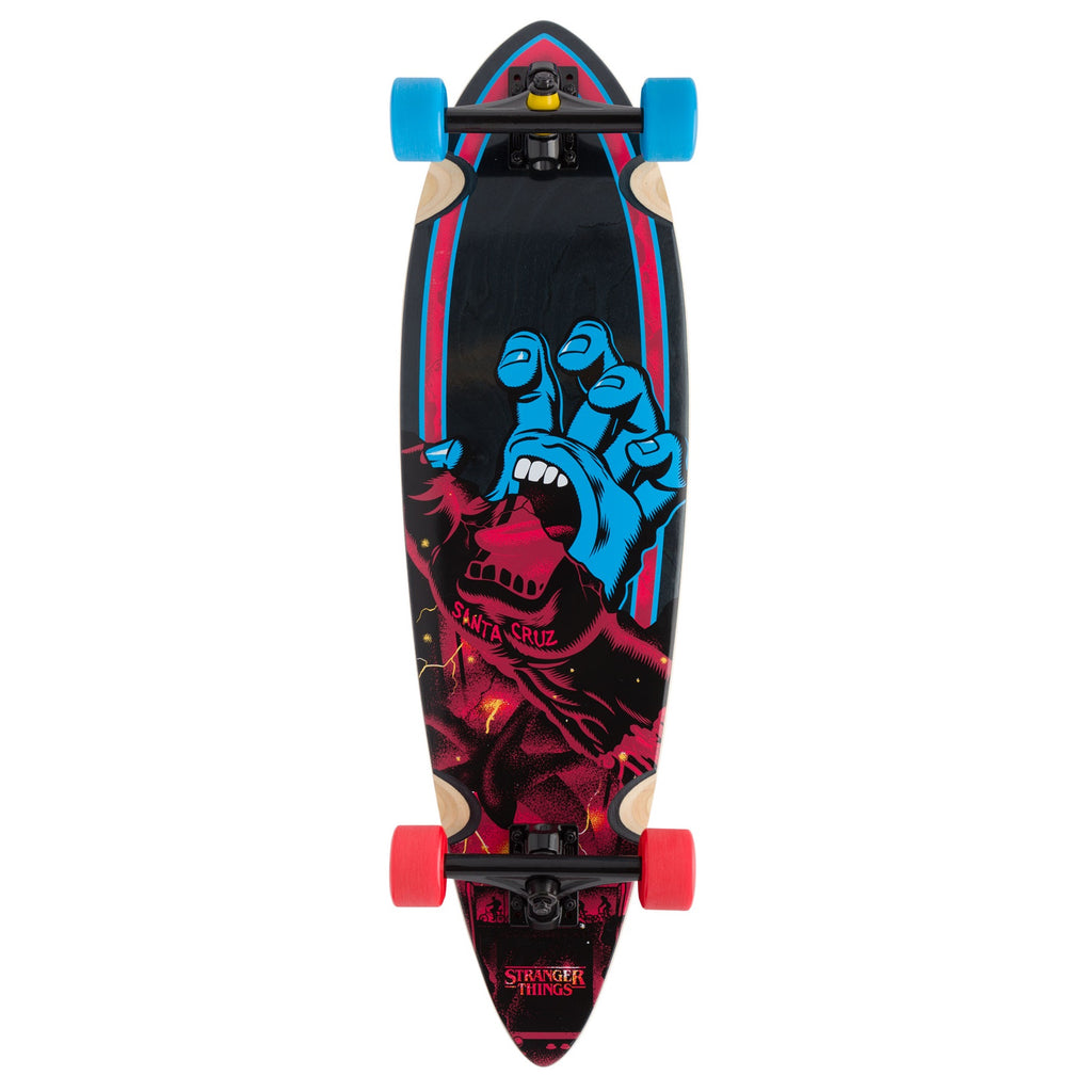 Santa Cruz Stranger Things Screaming Hand Pintail Cruzer (9.2" x 33")