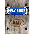 Real 3-Ply 1/8" Wooden Risers - Thunder