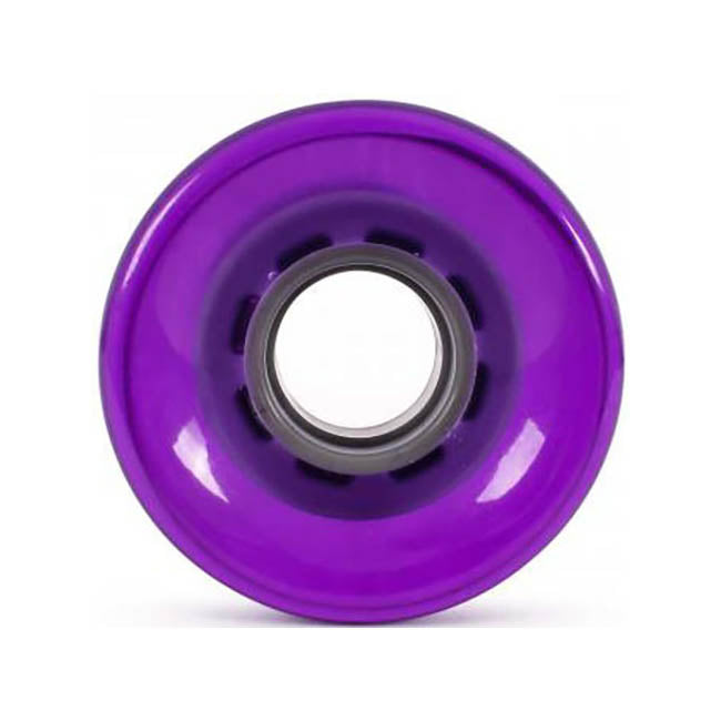 Blank 78a Clear Purple Cruiser Wheels (70mm)
