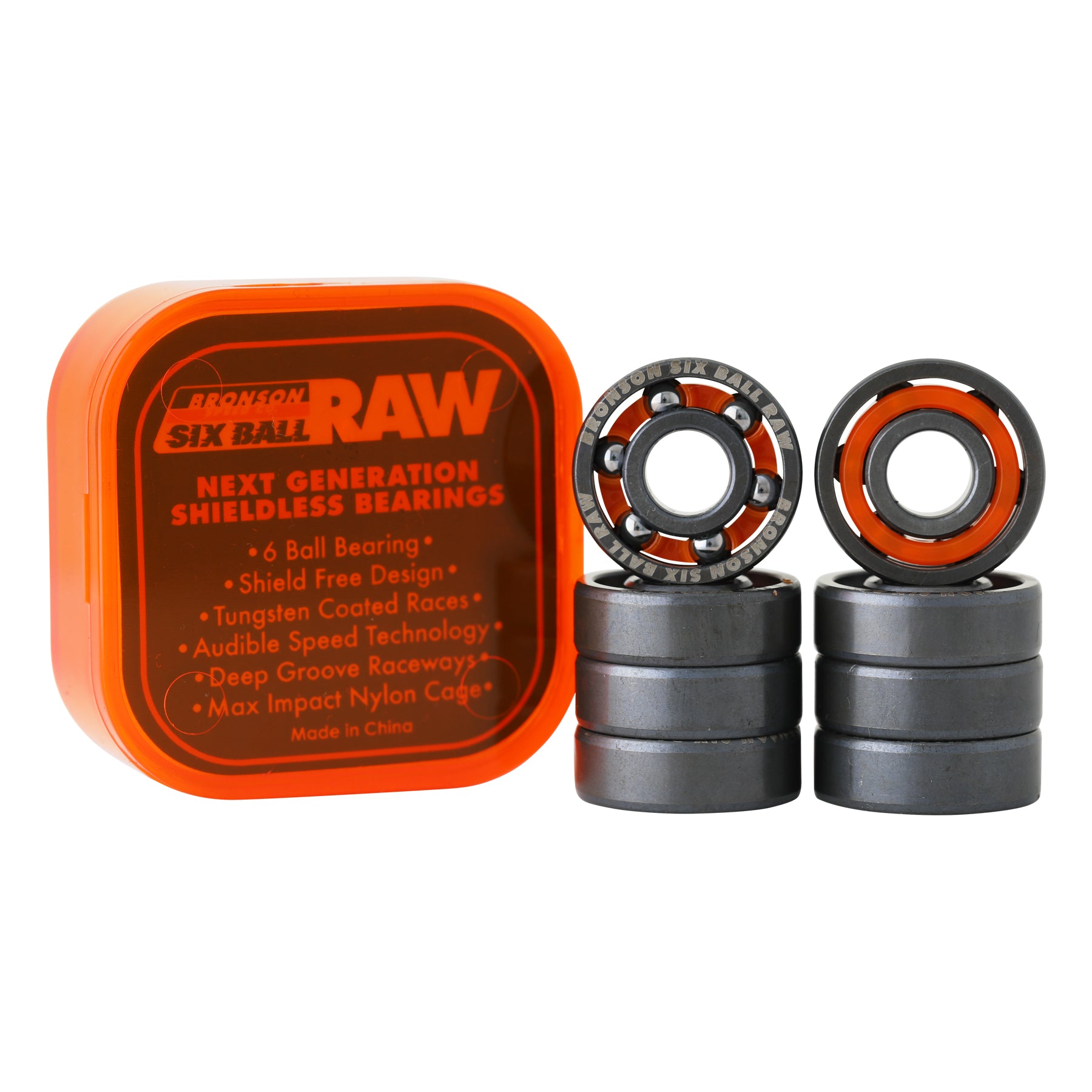 Bronson Raw 6-Ball Bearings