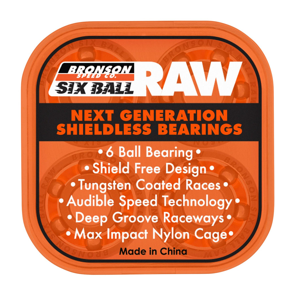Bronson Raw 6-Ball Bearings