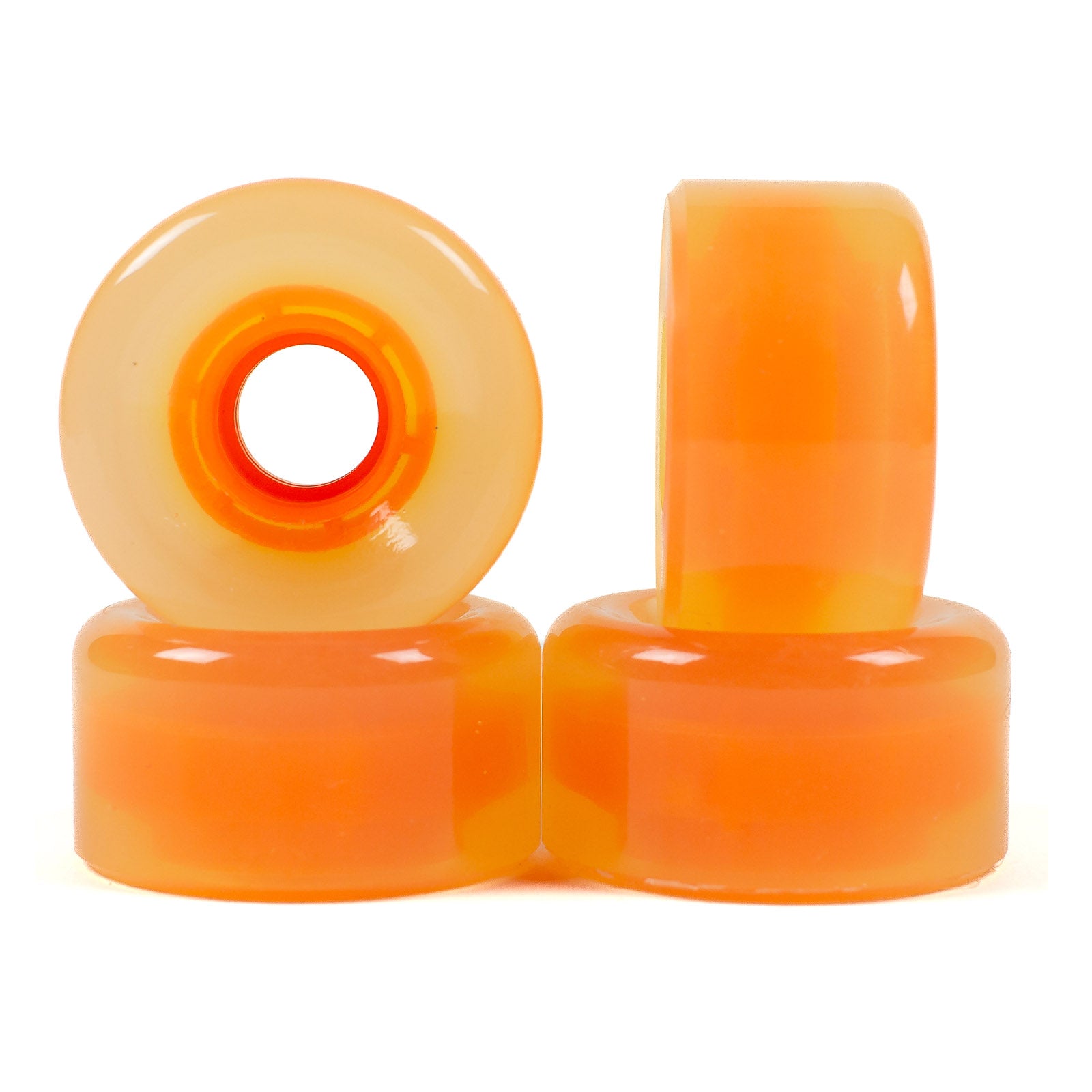 Blank 84a Clear Peach Cruiser Wheels (62mm)