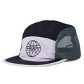 Heavy Globe Mesh Camper Hat (Black/Grey/Lilac)