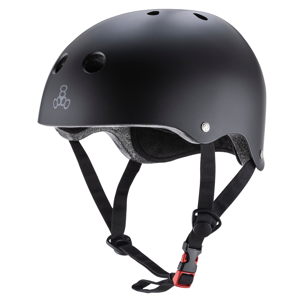 Triple 8 Dual Certified Helmet V2 (Matte Black)