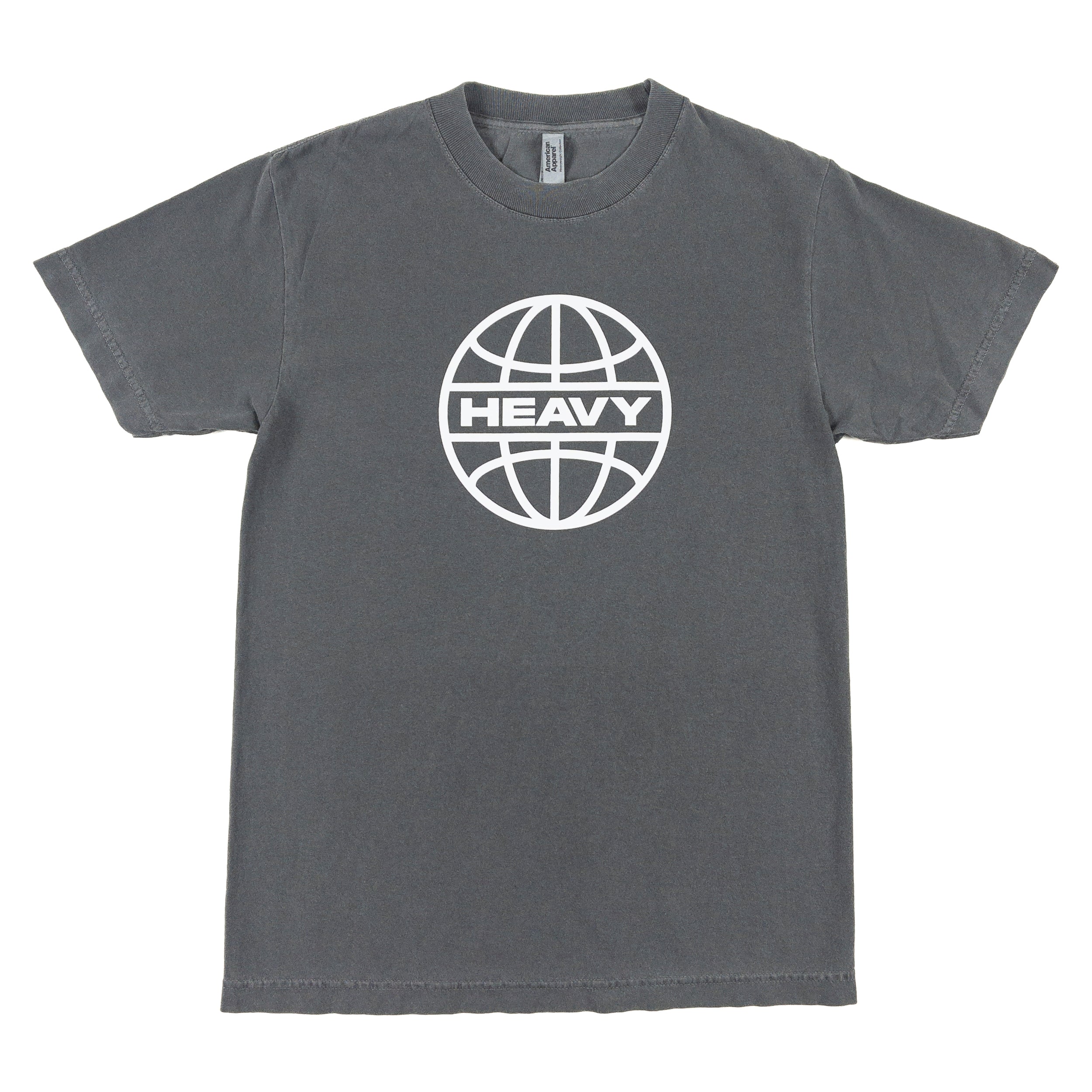 Heavy Globe Tee (Faded Black)