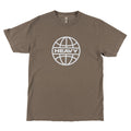 Heavy Globe Tee (Faded Brown)