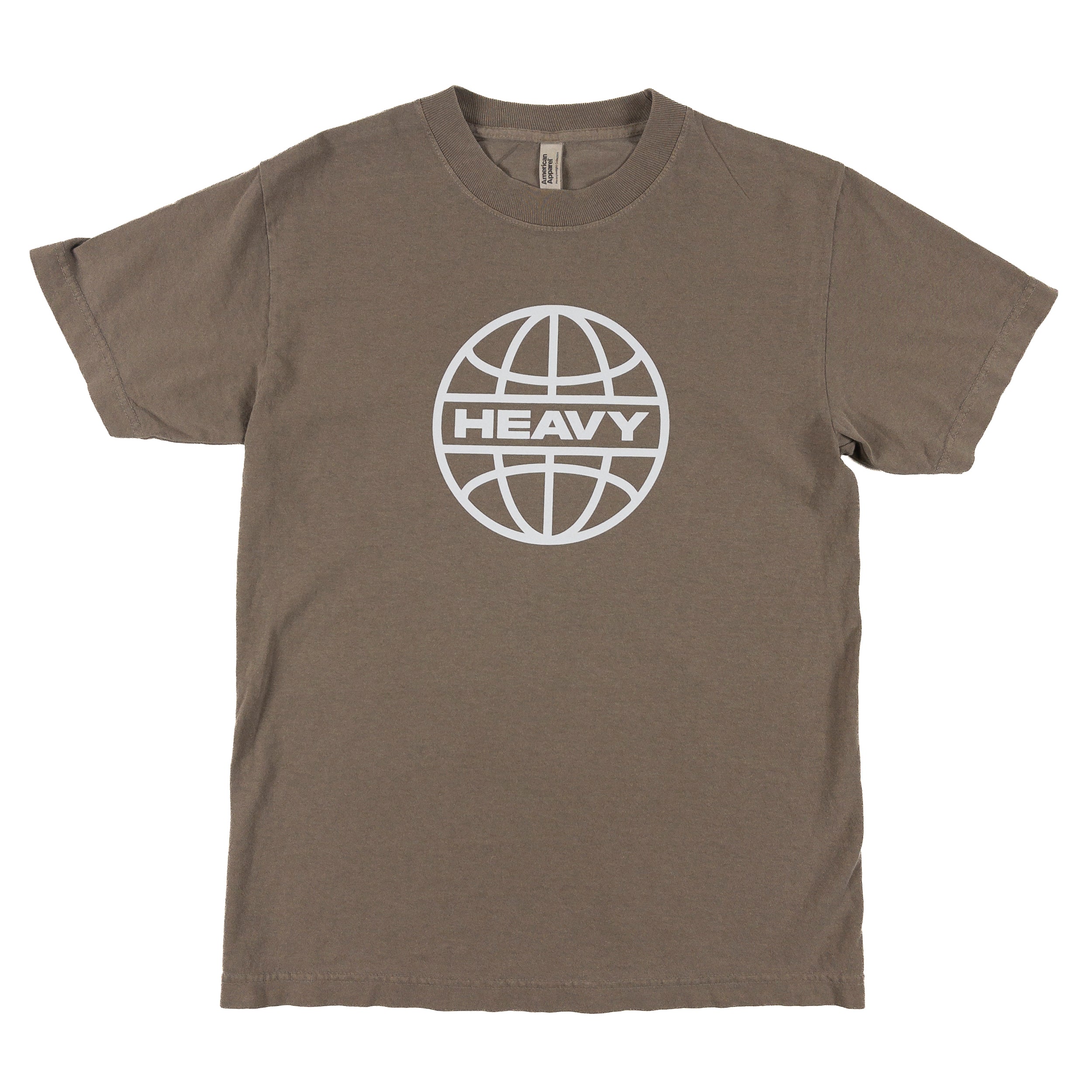 Heavy Globe Tee (Faded Brown)