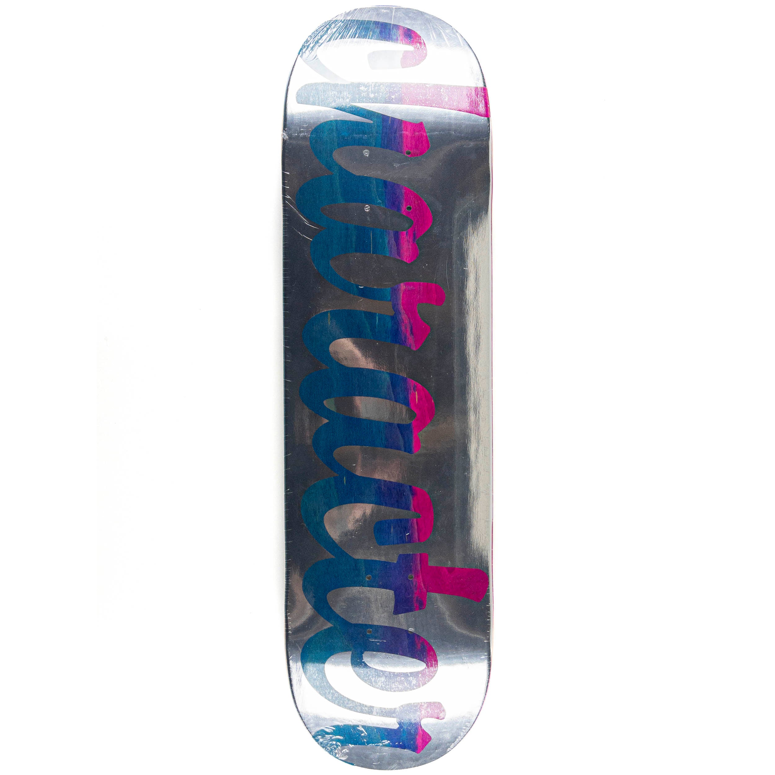 Character Metallic Fade Stain Script Deck (8.25")