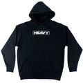 Heavy Bar Logo Hooded Sweatshirt (Black)
