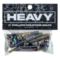 Heavy Phillips 1" Hardware (Oil Slick)