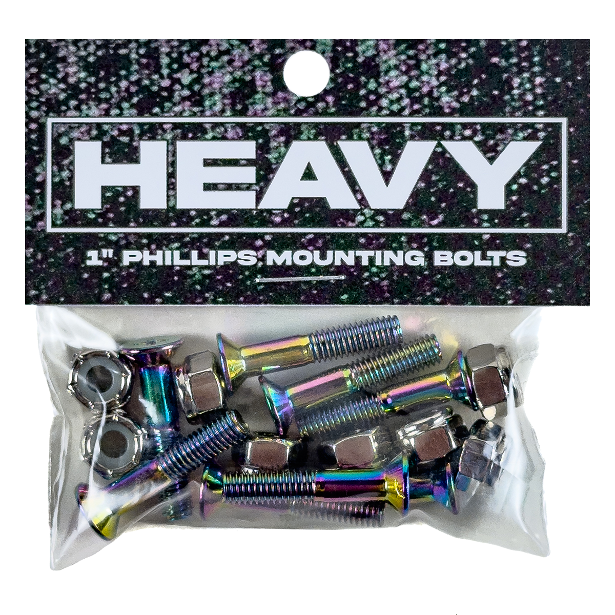Heavy Phillips 1" Hardware (Oil Slick)