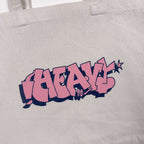 Heavy Throwie Large Tote Bag (Natural)