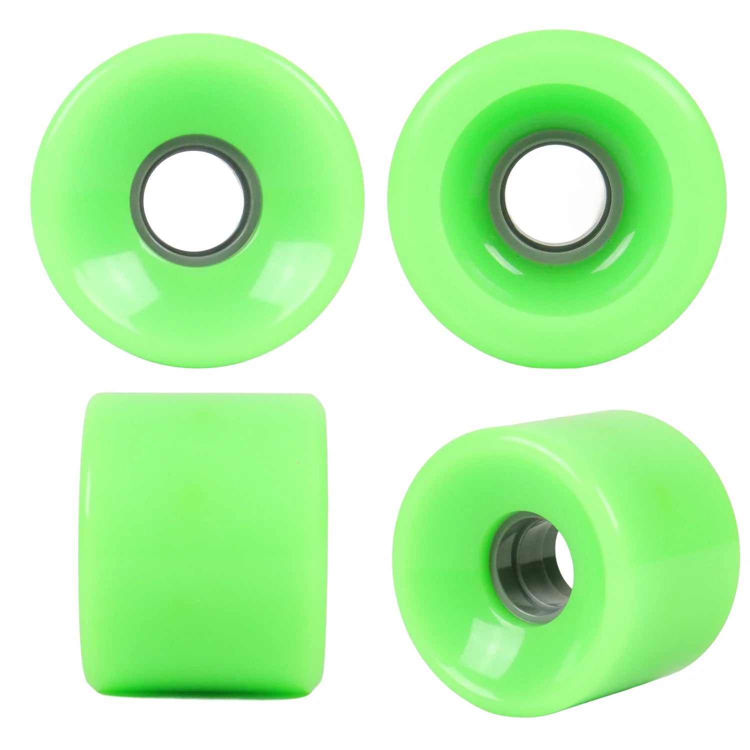 Blank 80a Neon Green Cruiser Wheels (65mm)