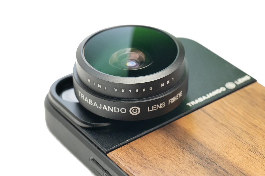 Trabajando Mini VX1000 MK1 Fisheye Phone Lens