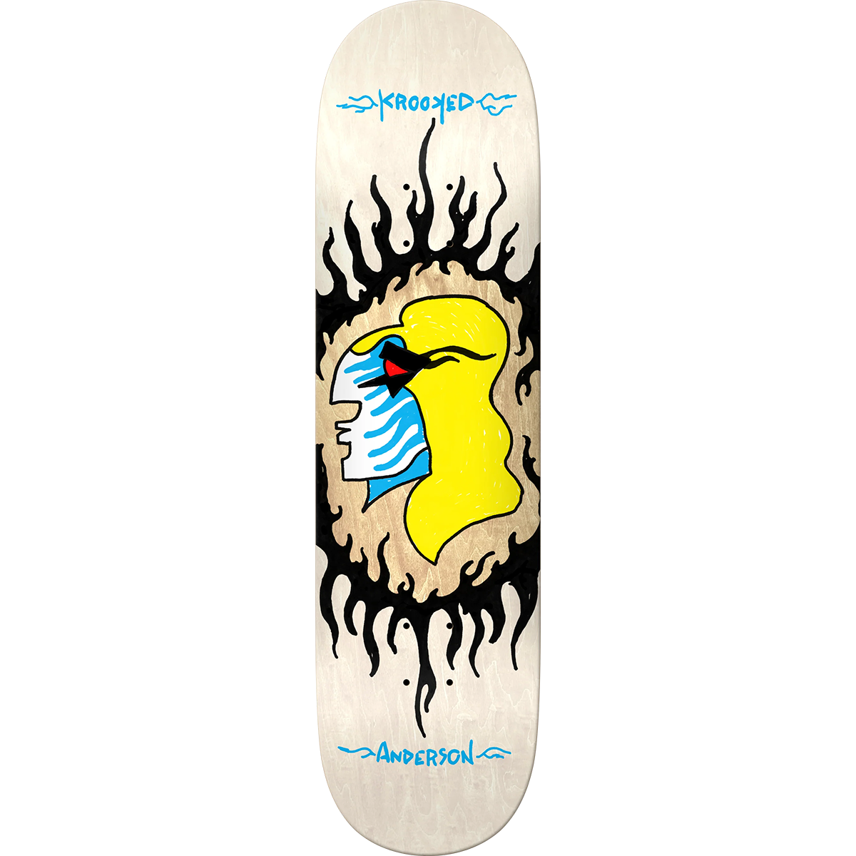 Krooked Manderson Pink Flame Deck (8.38)