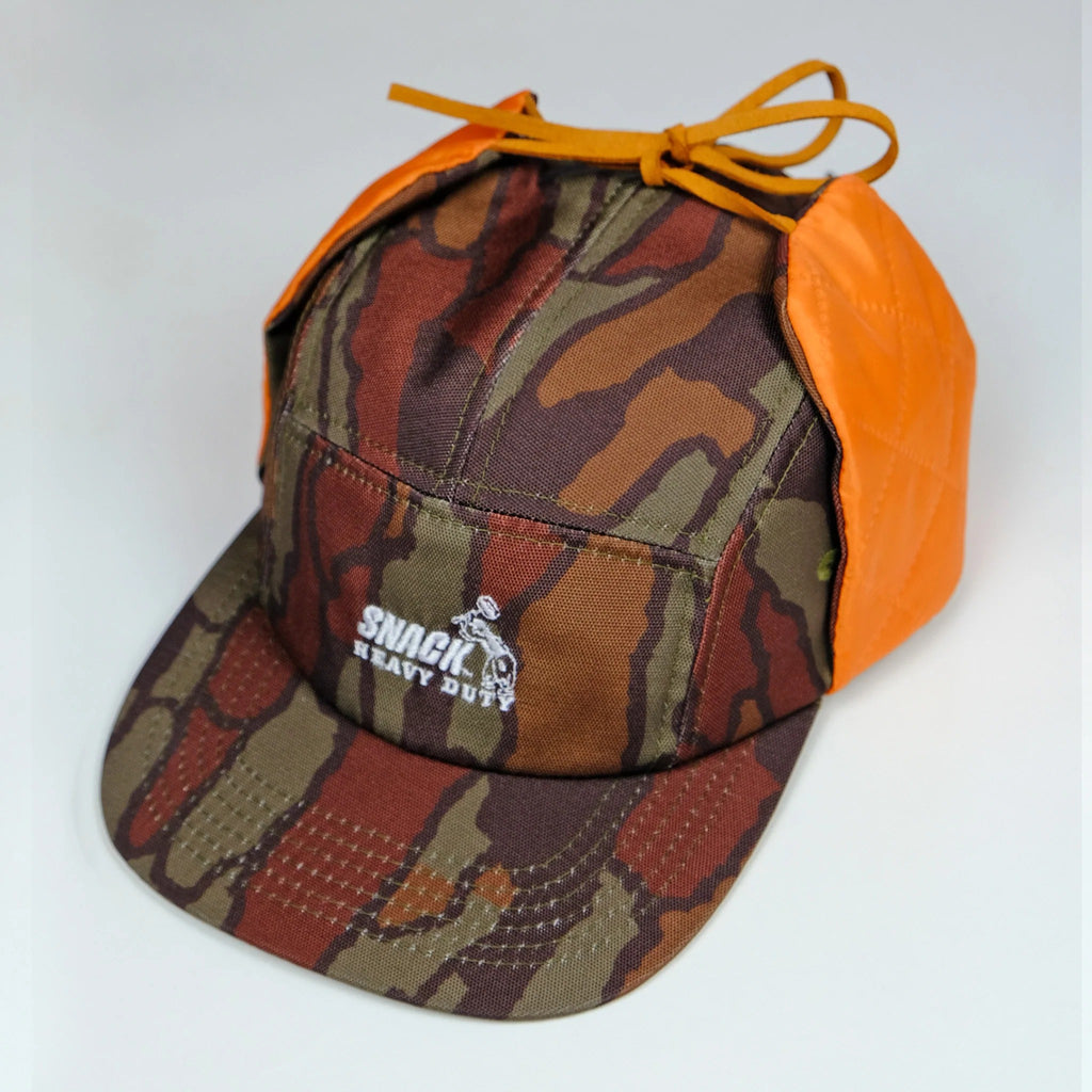Snack Bark Camo Earflap Hat