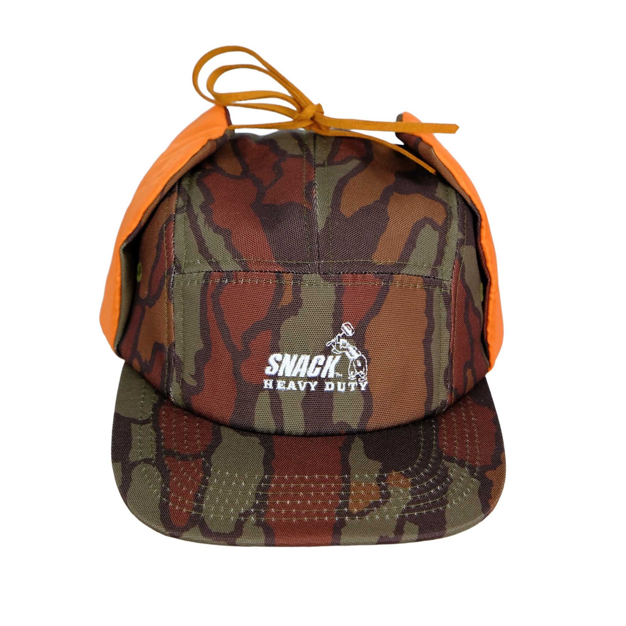 Snack Bark Camo Earflap Hat