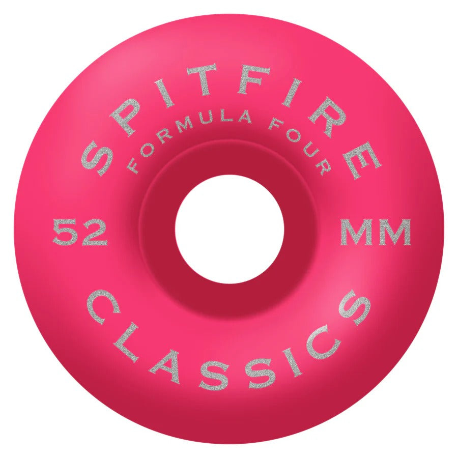 Spitfire Formula Four 99a Team Floral Classic Pink Wheels (52mm)