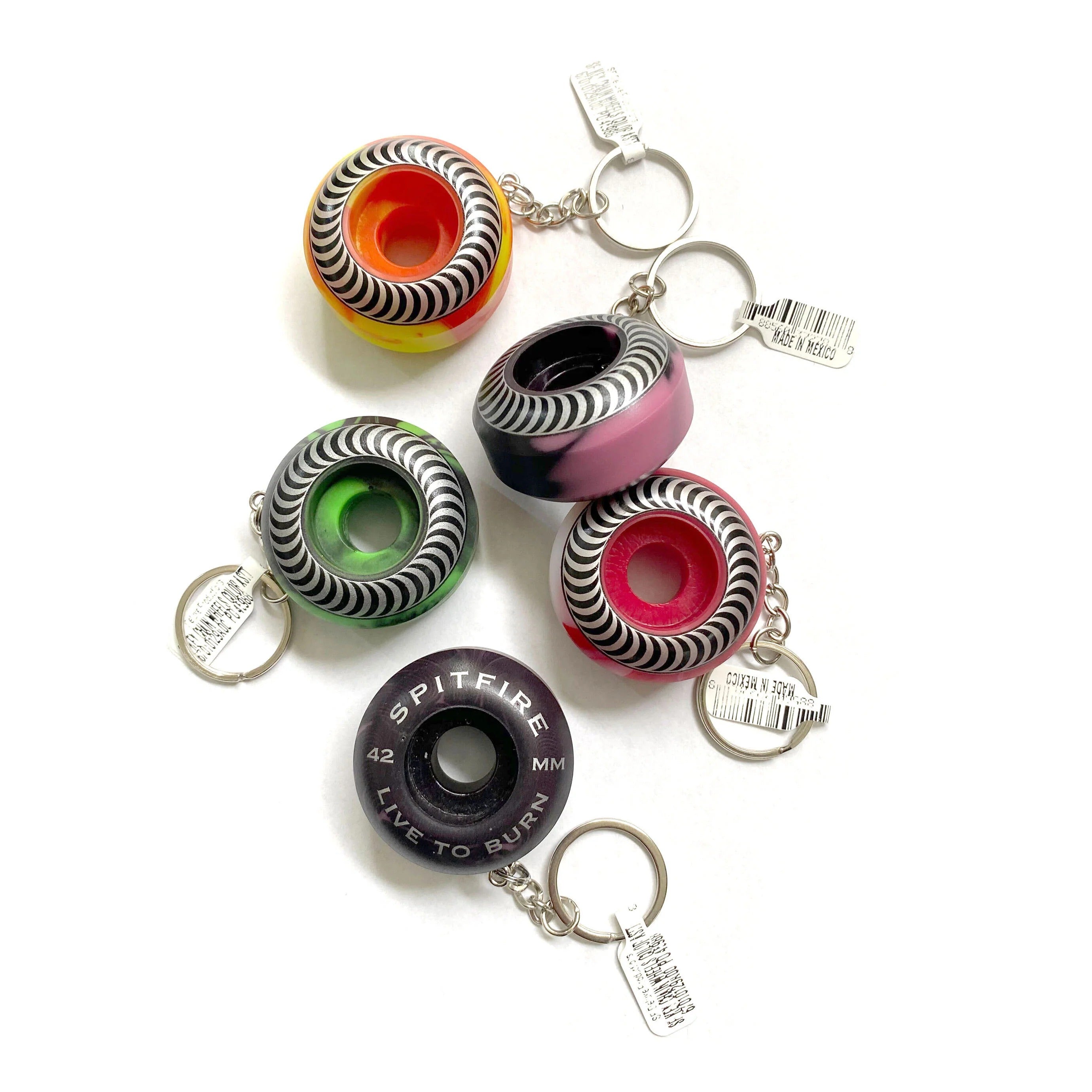 Spitfire Color Wheel Keychain (Assorted)