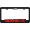 Baker For Life License Plate Holder