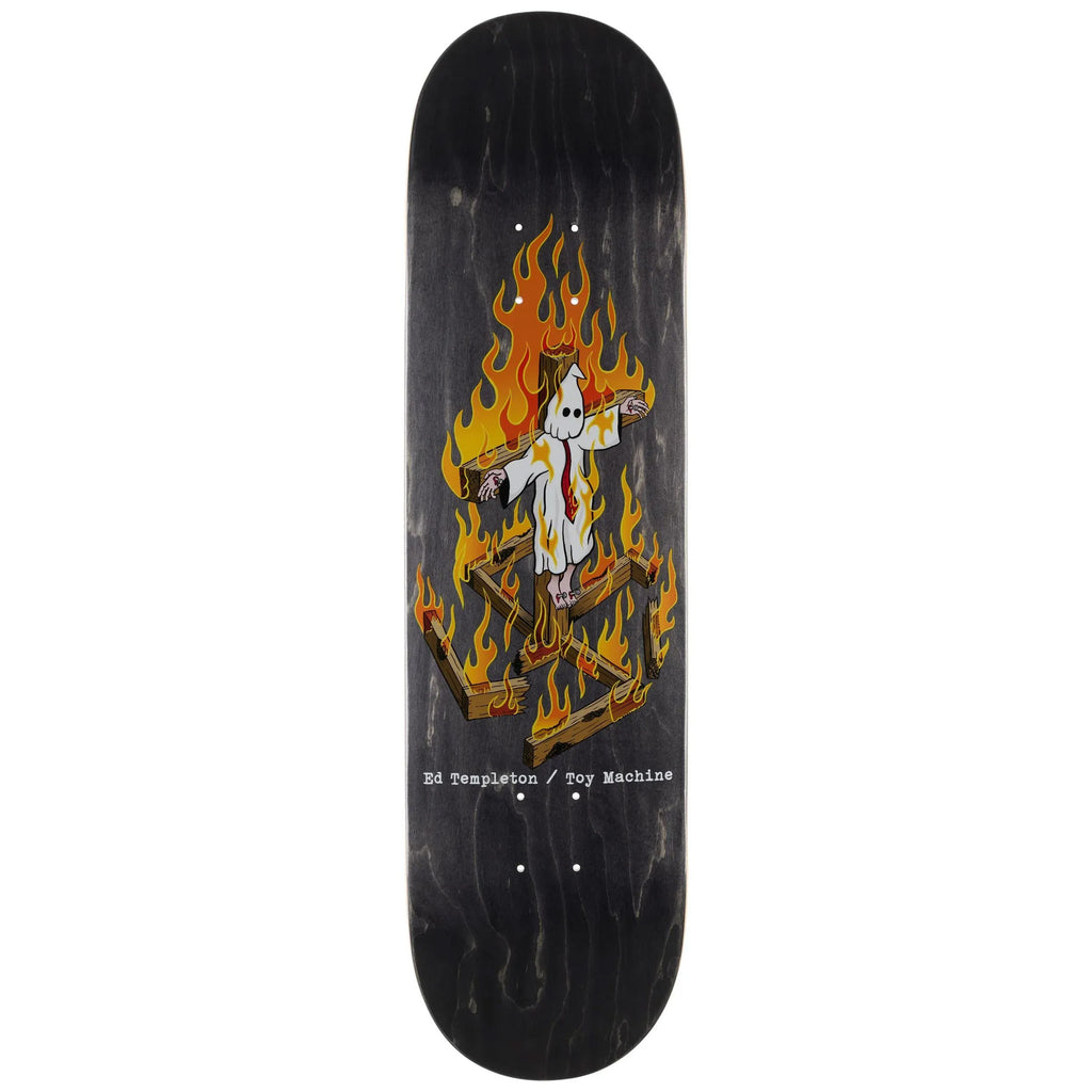 Toy Machine Ed Templeton Charred Cross Deck (8.5)