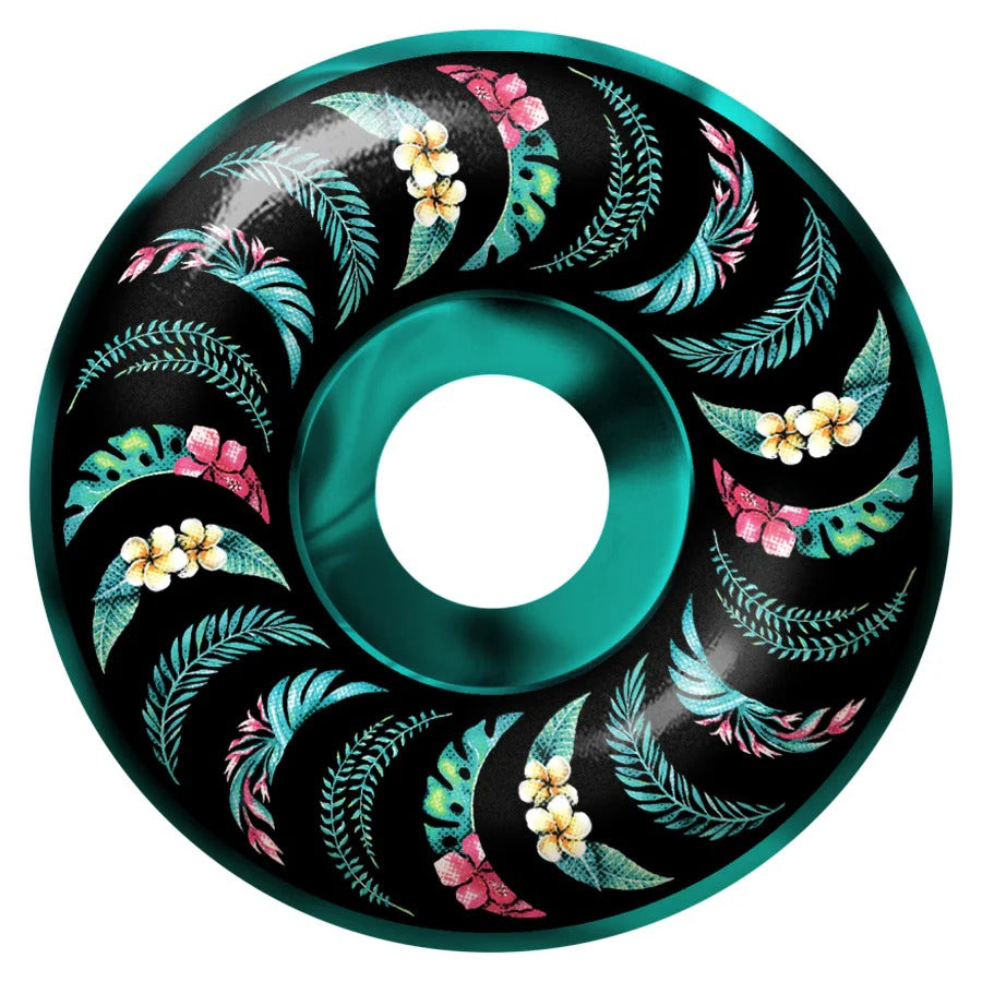 Spitfire Formula Four 99a Team Floral Classic Teal/Black Wheels (53mm)