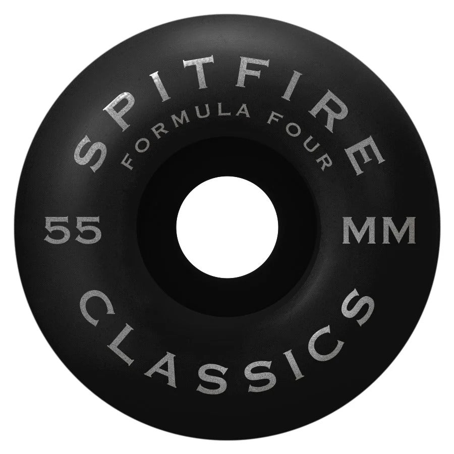 Spitfire Formula Four 99a Team Floral Classic Black Wheels (55mm)