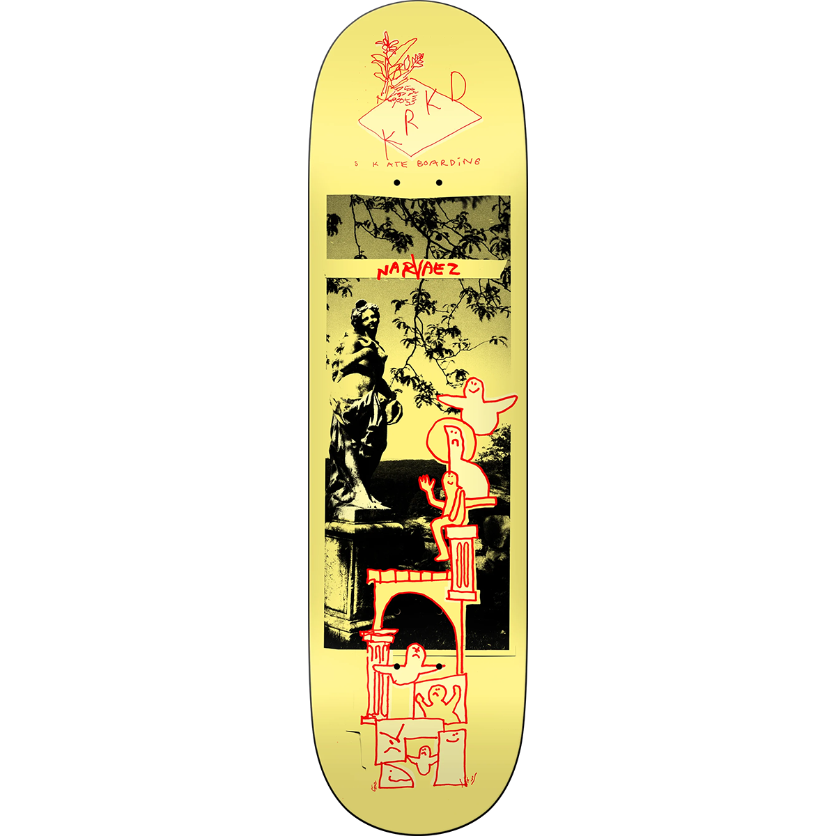 Krooked Narvaez Sculpture Garden Deck (8.38)