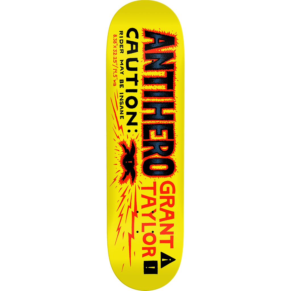 Antihero Grant Caution Deck (8.38)