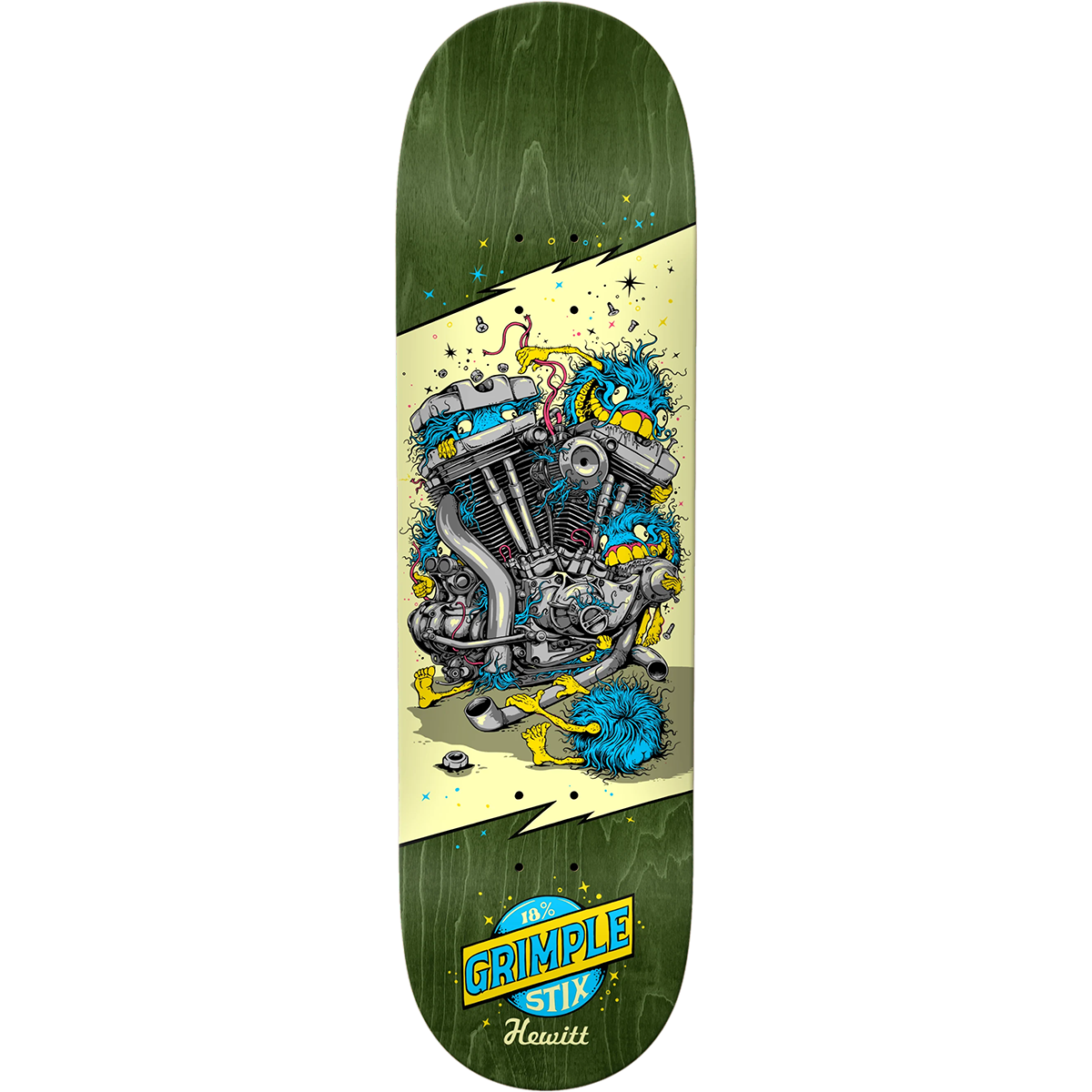Antihero Hewitt Grimple Stix Revs Deck (8.75)