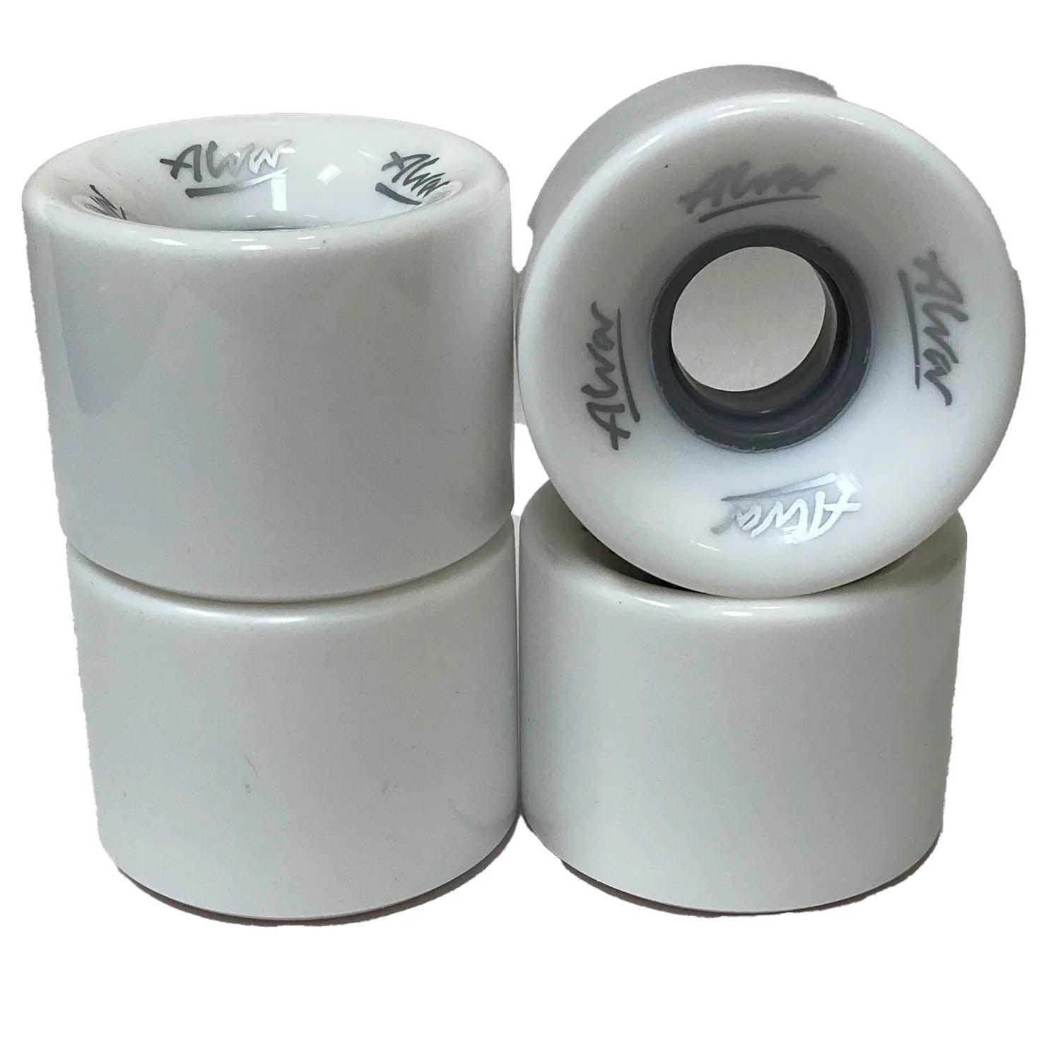 Alva 78a White Cruiser Wheels (60mm)